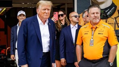 McLaren welcomed Trump as guest at Miami Grand Prix