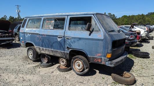 Vintage Find: 1982 Volkswagen Vanagon in the Junkyard